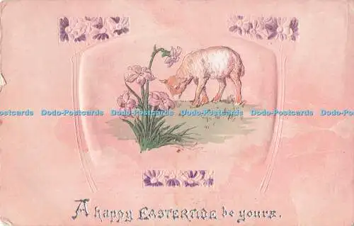 R718012 A Happy Eastertide be Yours Postkarte