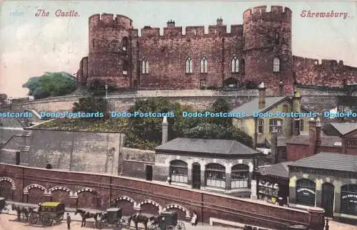 R718013 Shrewsbury The Castle Postkarte 1907