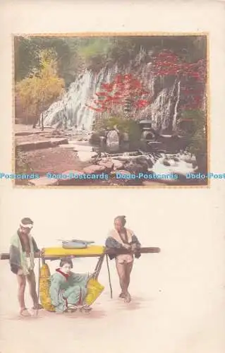 R719163 Wasserfall im Wald Japan