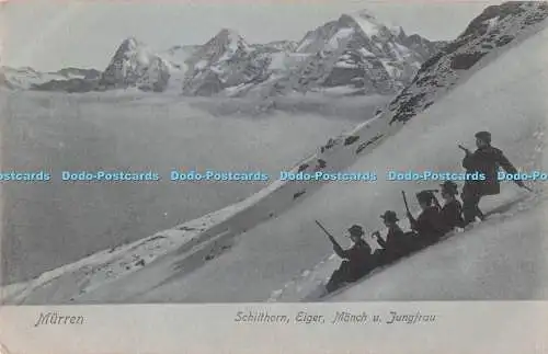 R719502 Murren Schilthorn Eigermönch u Jungfrau Dr Trenkler Leipzig