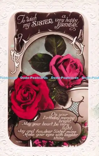 R719787 To Wish My Sister a Very Happy Birthday RP