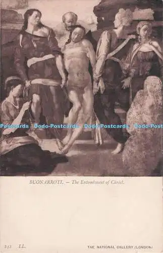 R719871 London The National Gallery The Entombment of Christi Buonarroti LL 242