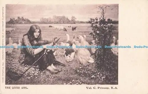 R719905 The Goose Girl Val C Prinsep Liverpool Corporation The Woodbury Series