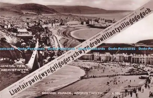 R720105 Aberystwyth Marine Parade General View E T W Dennis and Sons Ltd London