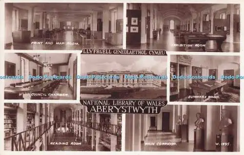 R720106 National Library of Wales Aberystwyth Summers Room Council Chamber Print