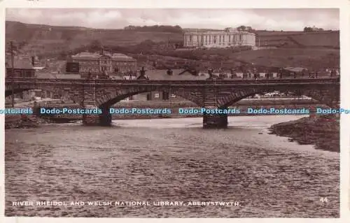 R720112 Aberystwyth River Rheidol and Welsh National Library England Excel Serie