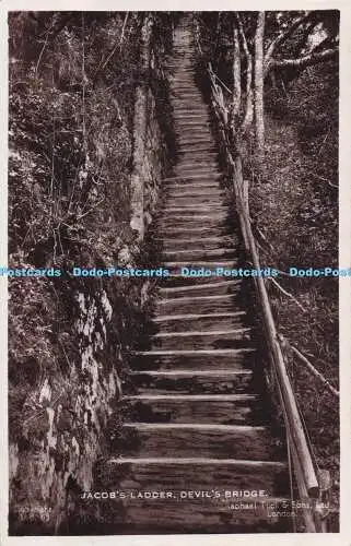 R720130 Devil Bridge Jacobs Ladder Raphael Tuck and Sons Echtfoto England