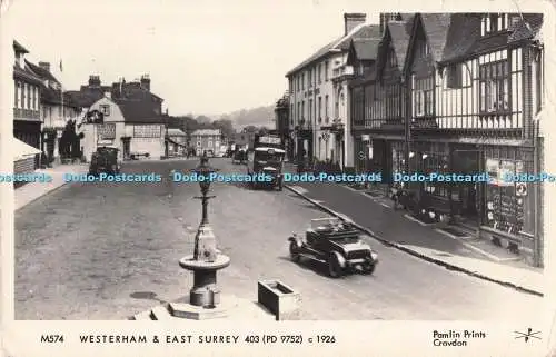 R720192 Westerham and East Surrey c 1926 Pamlin Prints Croydon RP