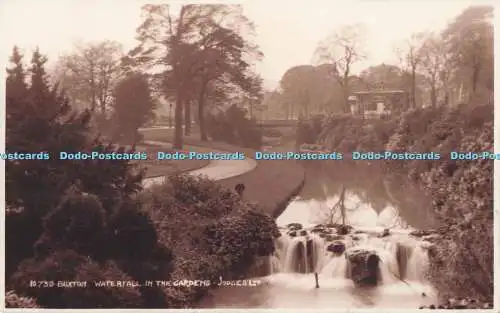 R720251 Buxton Waterfall in the Gardens Judges Ltd 10730 Hastings England 1955