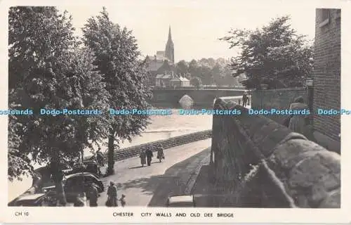 R720258 Chester City Walls and Old Dee Bridge Mason Alpha Series RP 1958