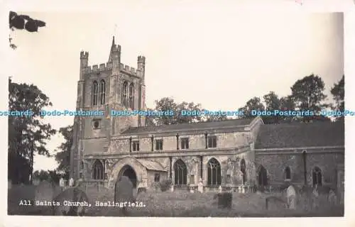 R720270 Haslingfield All Saints Church Landschaftsansicht Verlag PM Cambridge 19