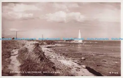 R720380 Northumberland Whitby Bay St Mary Lighthouse Valentine RP