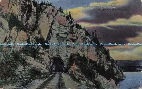 R720503 Jack Fish Tunnel Lake Superior auf der Canadian Pacific Railway Valentine Mez