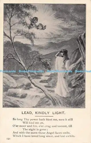 R722642 Lead Kindly Light H G Living Picture Series PM Brighton 1905