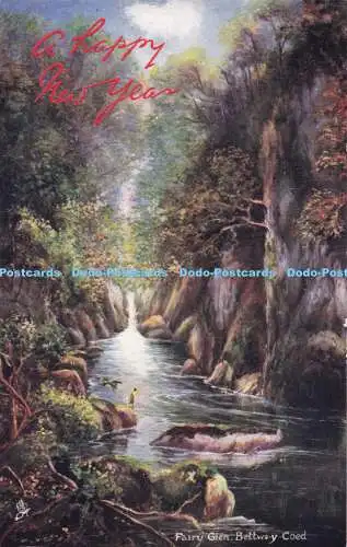 R722665 Bettys y Coed Fairy Glen Picturesque North Wales Tuck Oilette Series III