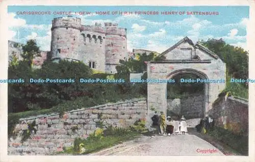 R720607 I of W Carisbrooke Castle Home of H R H Princess Henry of Battenburg 190