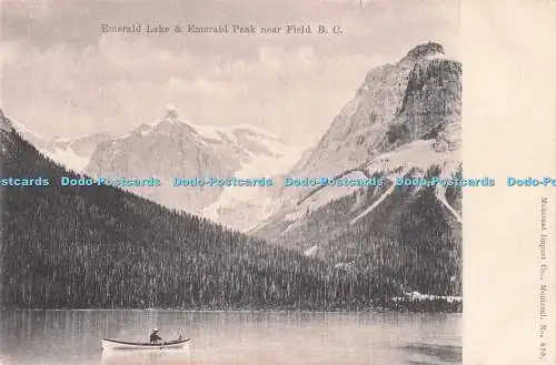 R722702 B C Emerald Lake and Emerald Peak Near Field Montreal Import No 670 1906