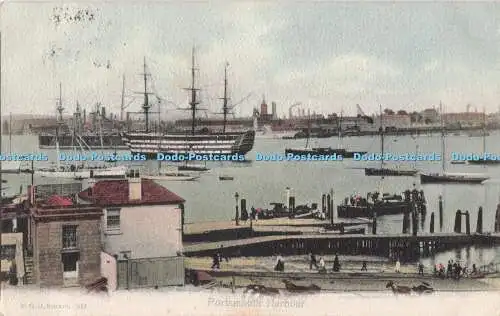 R720624 Portsmouth Harbour F G O Stuart Germany 1905