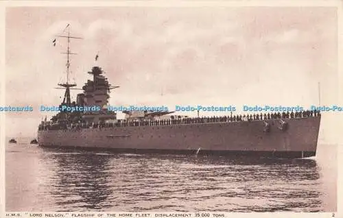 R720698 H M S Lord Nelson Flaggschiff der Heimatflotte Photochrom Co Ltd Stephen C