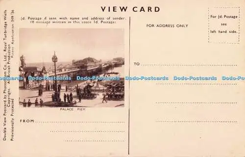 R720702 Brighton The Floral Gardens Palace Pier Photochrom Co Ltd Royal Tunbridg