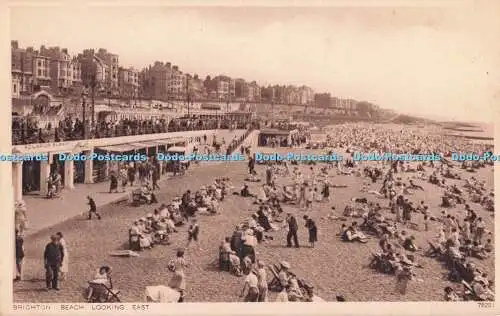 R720705 Brighton Beach Blick nach Osten versunkene Gärten Photochrom Co Ltd Royal Tunbr