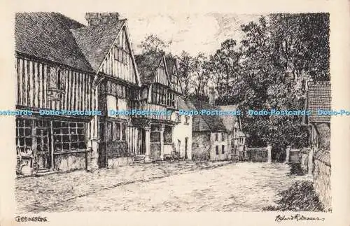 R720717 Chiddstone E A Sweetman and Son Pen and Ink Series Tunbridge Wells