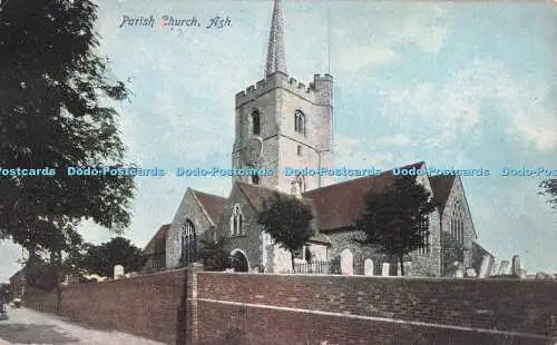 R720758 Ash Parish Church J G Charlton Canterbury 1908