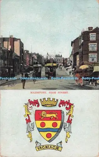 R720782 Maidstone High Street Thornton Bros No 406 New Brompton 1907