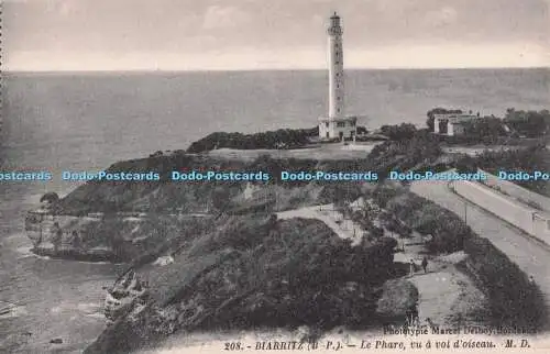 R722896 Biarritz Le Phare Vua Vol d oiseau Marcel Delboy