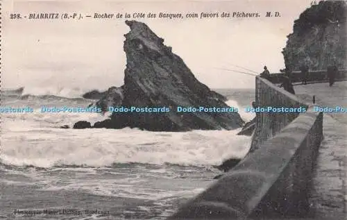 R722897 Biarritz Rocher de la Cote des Basques Münze Favori des Pecheurs Marcel D