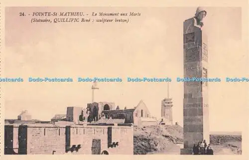 R722929 Pointe St Mathieu Le Monument aux Morts Statuaire Quillivic G Artaud Nan