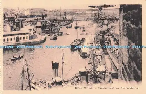 R722937 Brest Vue d ensemble du Port de Guerre G Artaud Nantes