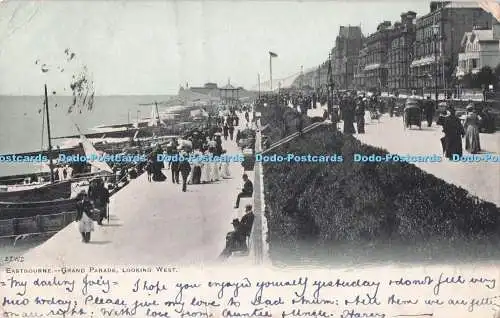 R720884 Eastbourne Grand Parade Looking West E T W D 1903