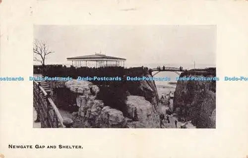 R720918 Newgate Gap and Shelter The Arcadia Bazaar Series PM Margate 1909
