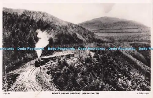R721015 Aberystwyth Devil Bridge Railway Raphael Tuck and Sons Ltd RP