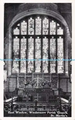 R723126 St Martin Windermere Parish Church East Window Westmorland Gazette Ltd K