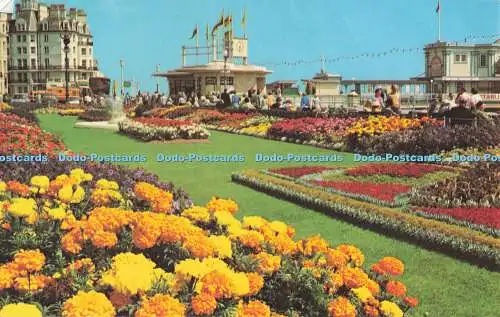 R723128 Eastbourne Carpet Gardens D V Bennett Ltd Photo View Lenham 1973