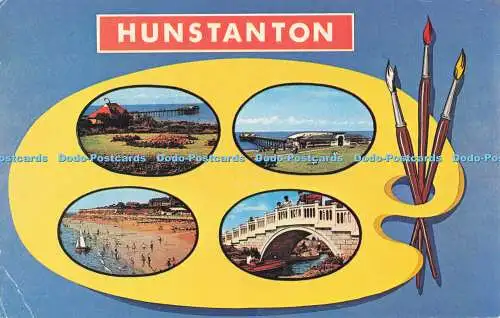 R723197 Hunstanton Memorial Gardens and Pier Pier and Green North Beach Ernest J