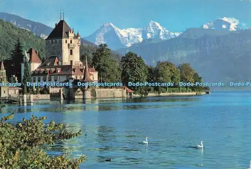 R723330 Eigermönch Jungfrau Schloss Oberhofen am Thunersee Gyger