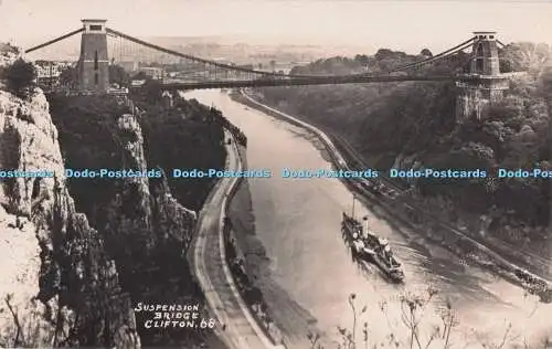 R721251 Clifton Hängebrücke Somerset Postkarte