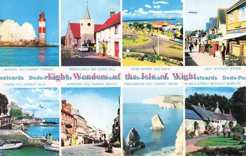 R723427 Acht Wunder der Isle of Wight Cowes Needles Lake ohne Wasserrogde