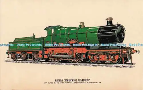 R723456 Great Western Railway City Class No 3440 City of Truro Designed by J G C