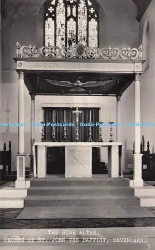 R721430 Sevenoaks The High Altar Church of St John the Baptist J Salmon Ltd RP