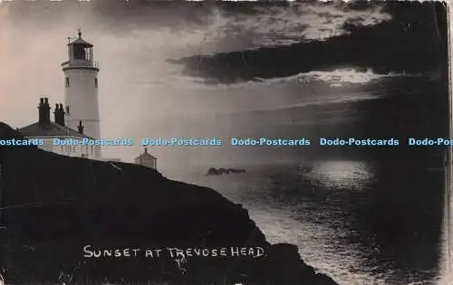 R721451 Sonnenuntergang am Trevose Head E C Edyvane Cornwall 1936