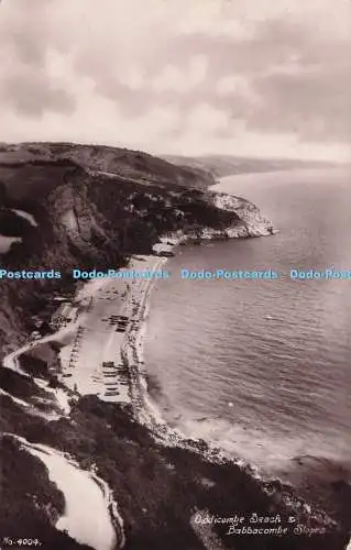 R723643 Oddicombe Beach and Babbacombe Slopes F W Gibbs Torquay