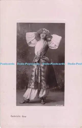 R721586 Gabrielle Ray Davidson Bros Real Photographic Series No 2496 London und