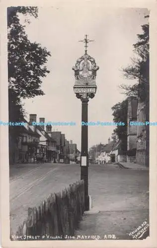 R721624 Mayfield High Street and Village Sign A D Hellier and Co Sussex