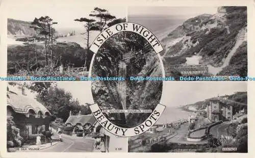 R723739 Isle of Wight Beauty Spots The Old Village G Dean Sandown 1961 Multi Vie