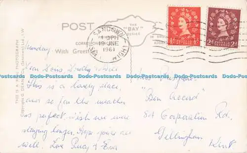 R723739 Isle of Wight Beauty Spots The Old Village G Dean Sandown 1961 Multi Vie