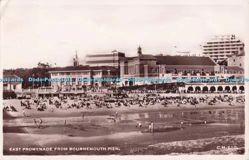 R721661 East Promenade from Bournemouth Pier T and C B Sun Ray Series RP